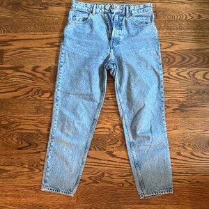 Zara Light Blue Straight Jeans